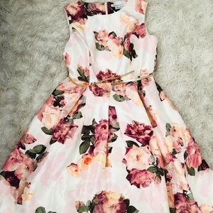Print Pink Dress